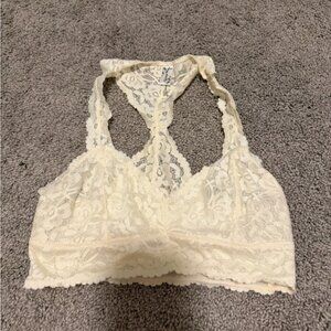 Free people Lace Bralette in Cream